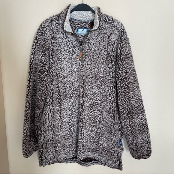 NWT Properly Tied Pintail Pullover in Frosted Brown - Picture 3 of 6